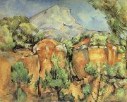 Paul Cezanne La Montagne Sainte-Victoire,vue de Bibemus USA oil painting artist